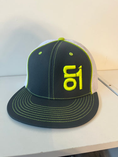 4D5-Graphite/White/Neon Yellow w/ Neon Yellow On1 Logo