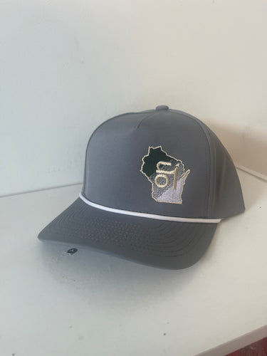 P421 Grey with White Rope w/ Green Cream ON1 State Logo
