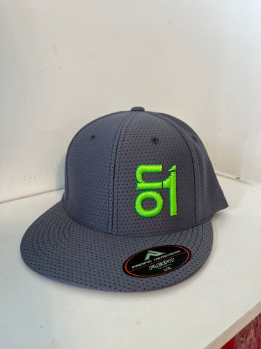 ES818 Dark Grey w/ Neon Green ON1 Logo