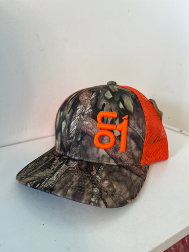 108C- Real Tree and Neon Orange w/ Neon Orange ON1