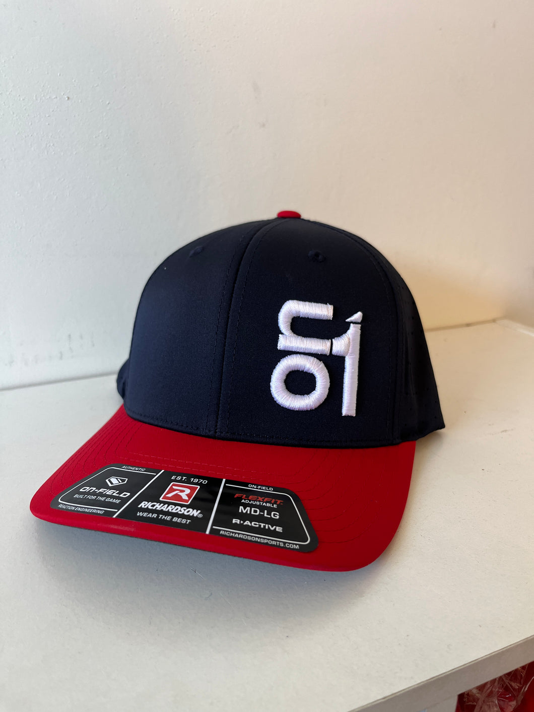 Richardson 632 Navy/Red w/ White ON1 Logo