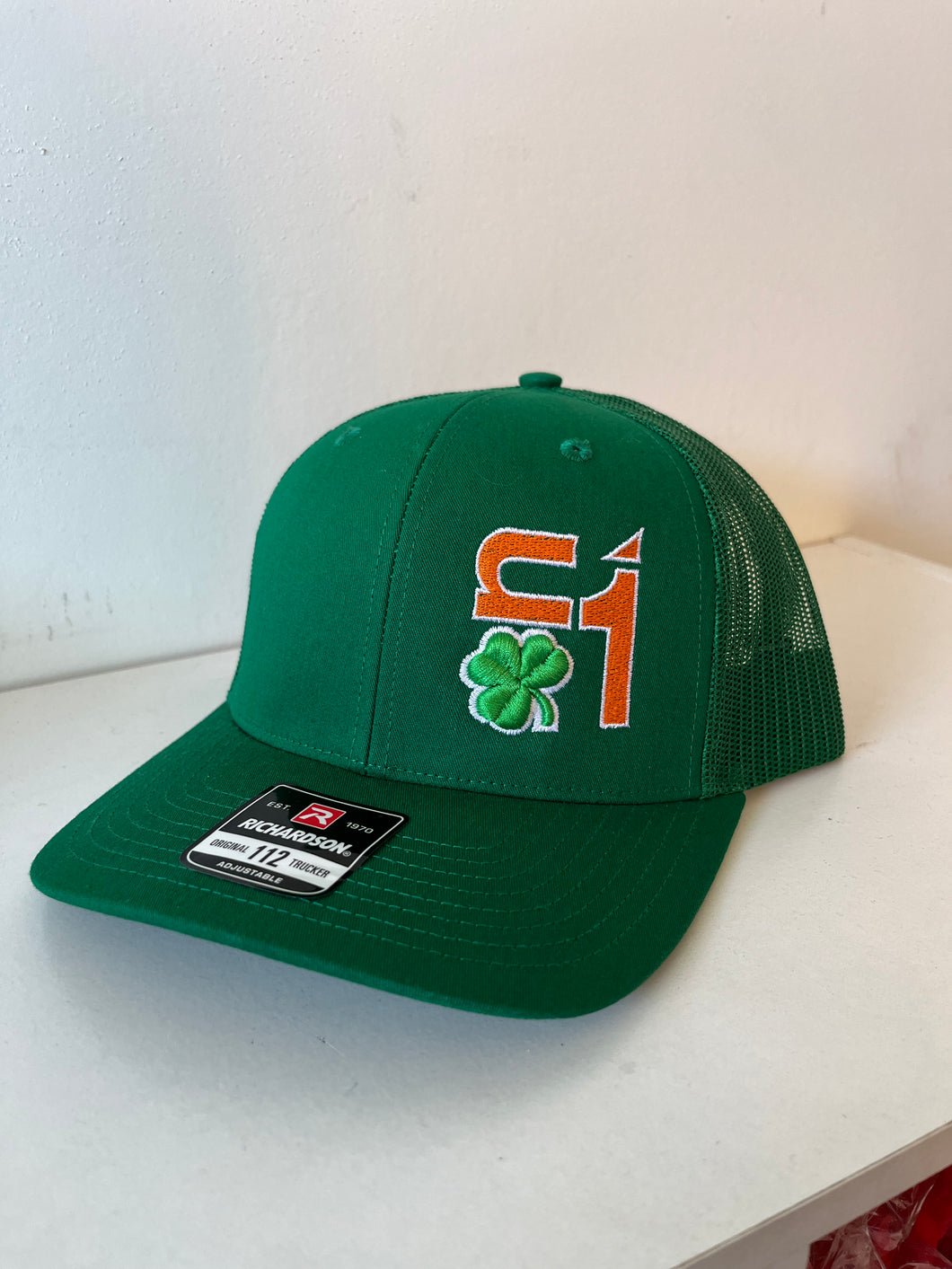 112 All Green Hat w/ St.Patricks Day ON1 Logo