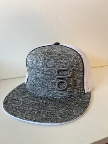 4D6 Grey Heather/White with Graphite ON1 Logo
