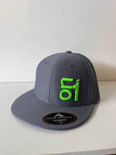ES818 All Charcoal w/ Neon Green ON1 Logo