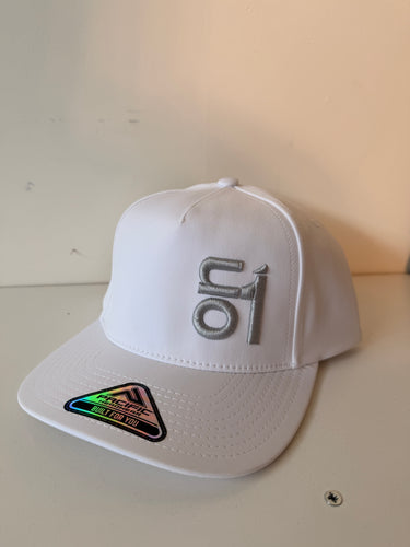 P421 ALL WHITE W/ SILVER ON1 LOGO