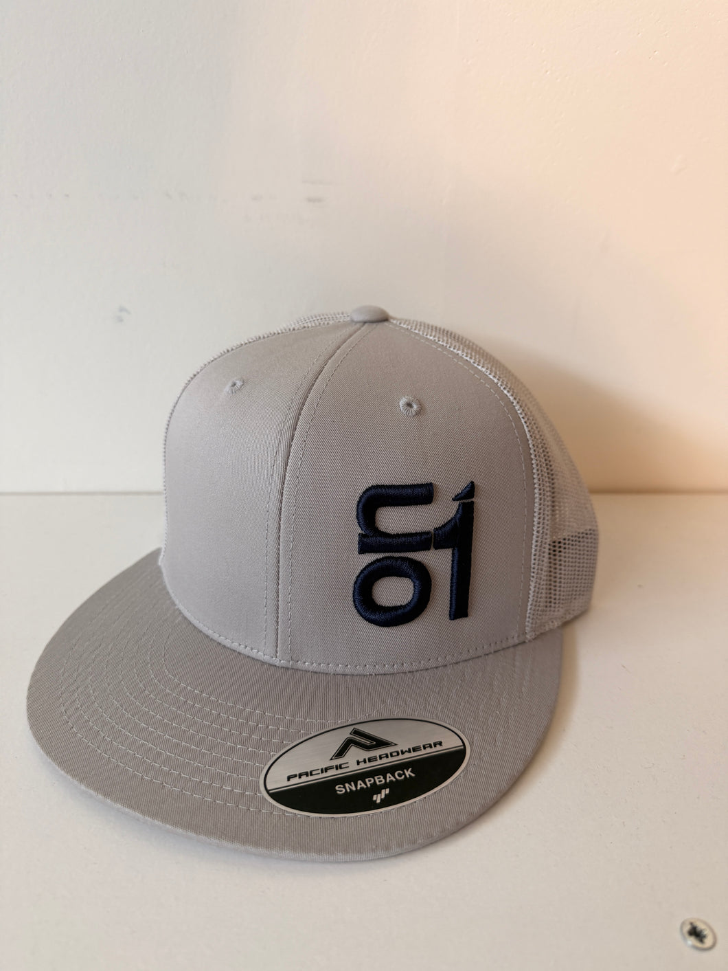 4D3 SILVER  W/ NAVY ON1 LOGO