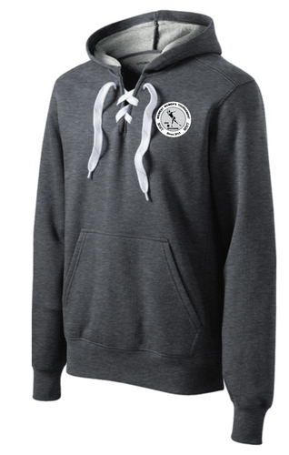 Lace Hoodie- Graphite Heather