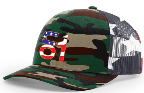 ON1 Hat- USA Stars and Stripes Camo
