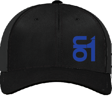 Black with Blue ON1 Logo