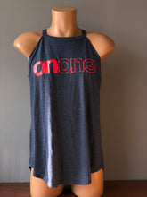 Navy Tank w/ Red Text