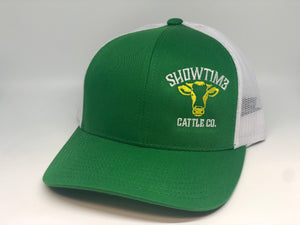 SHOWT1M3 CATTLE CO. GREEN & WHITE