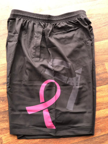 BREAST CANCER Blackout Full Dye Shorts